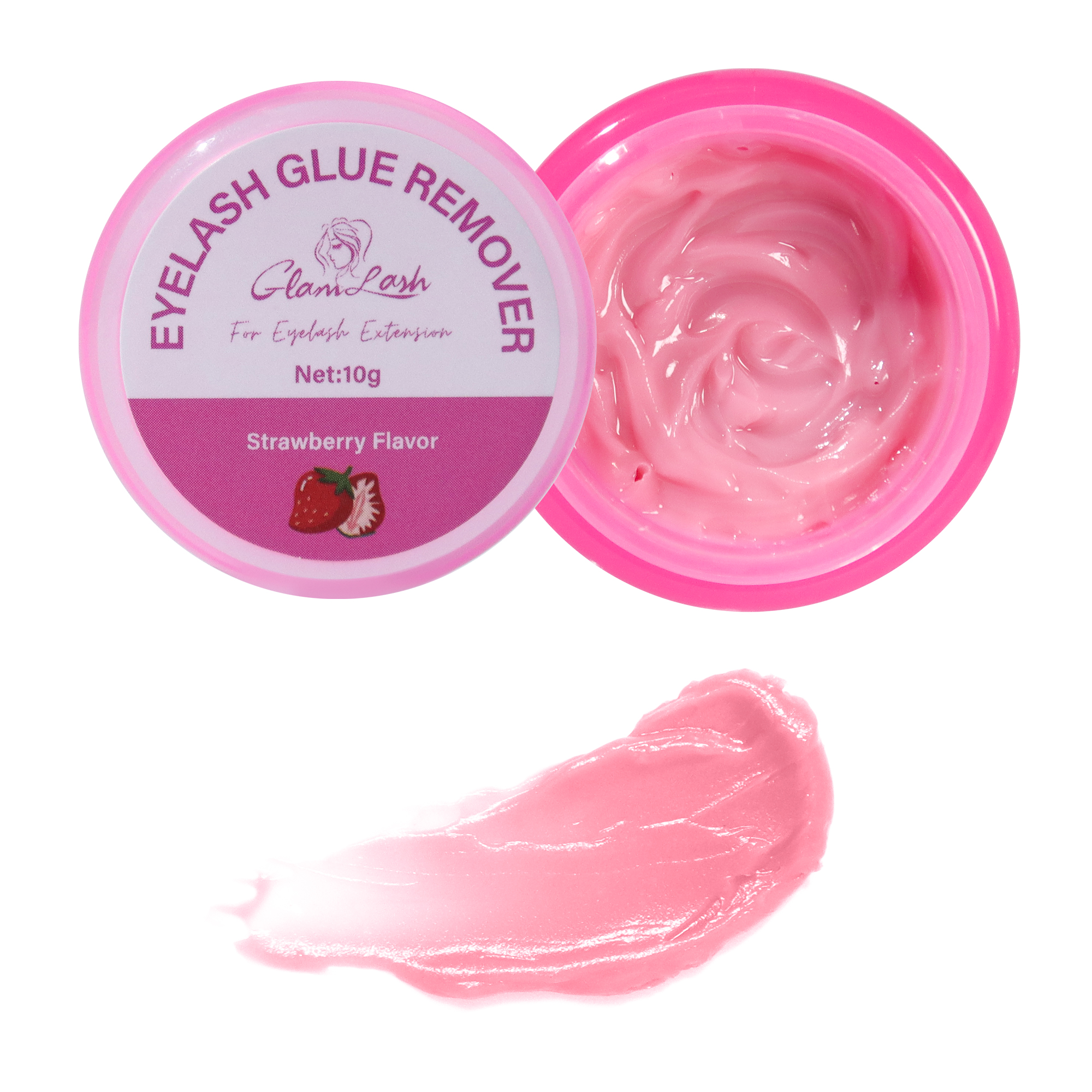 Eyelash Extension Remover Gel - GLAMLASH 10g Fruit Flavour Eyelash Glue