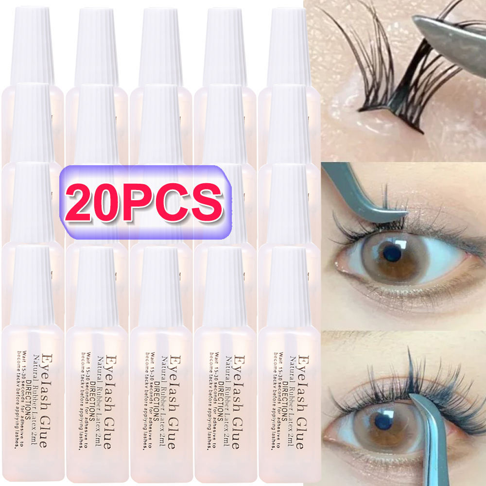 1-20PCS Self Grafting Transpar - Eyelash Extension Eye Irritation avaliação e preço