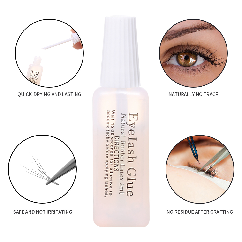 1-20PCS Self Grafting Transpar - Eyelash Extension Eye Irritation avaliação e preço