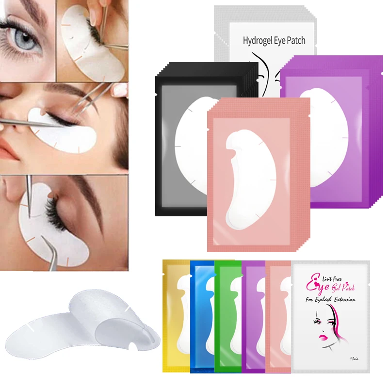 50/100PCS U Shape Eyelash Pads - Eyelash Extension Eye Mask avaliação e preço
