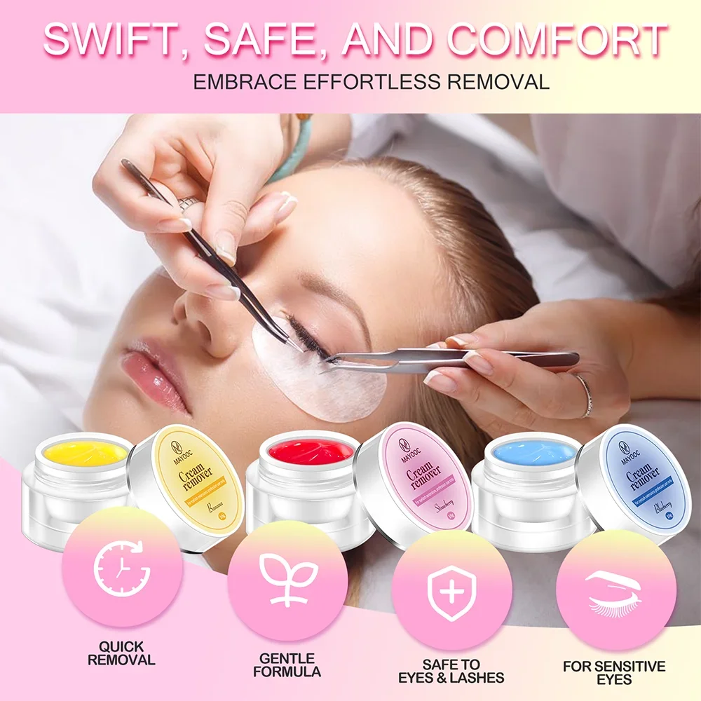 Eyelash Extension Glue Remover - Eyelash Extension Eye Irritation avaliação e preço