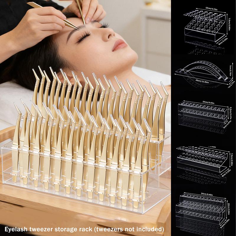 Tweezers Storage Box Multi-Hol - Eyelash Extension Salon avaliação e preço