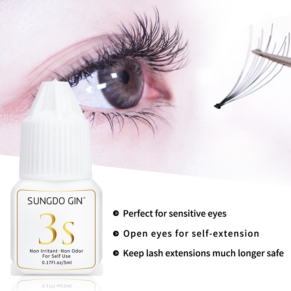 Eyelash Extension Glue 3S Fast - Eyelash Extension Eye Irritation avaliação e preço
