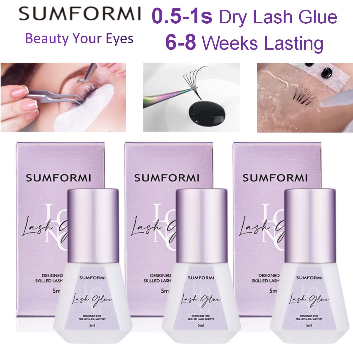 Thin Black Eye Lash Glue 0.5s  - Eyelash Extension Eye Irritation avaliação e preço
