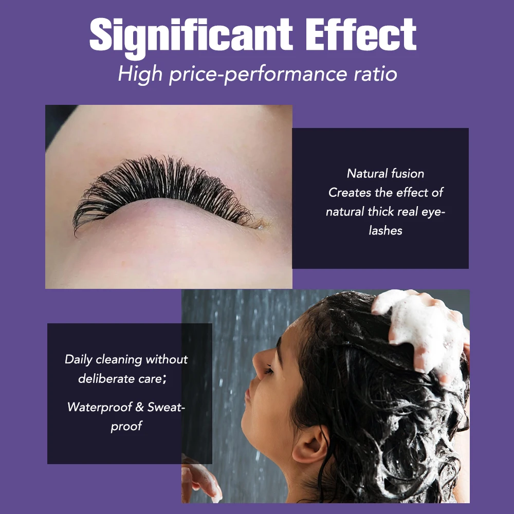 Thin Black Eye Lash Glue 0.5s  - Eyelash Extension Eye Irritation avaliação e preço