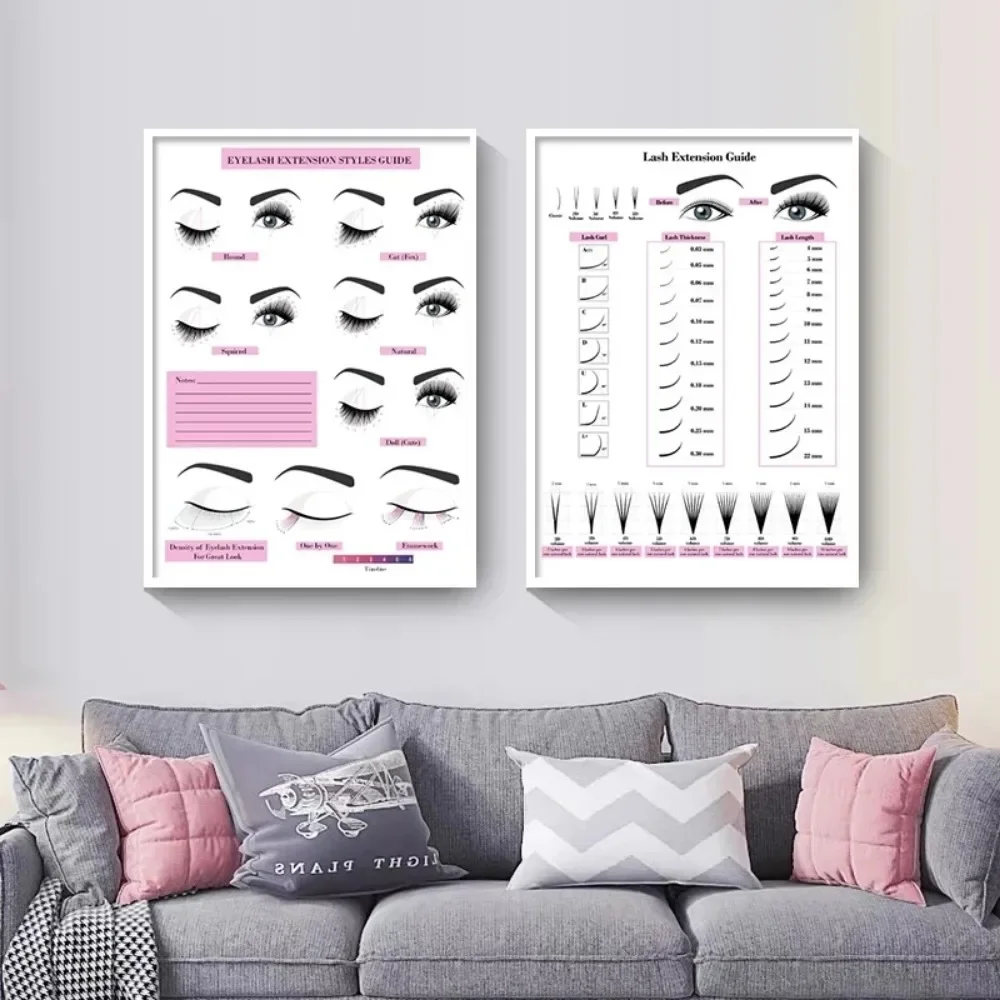 Canvas Painting HD Print Wall  - Eyelash Extension Salon avaliação e preço