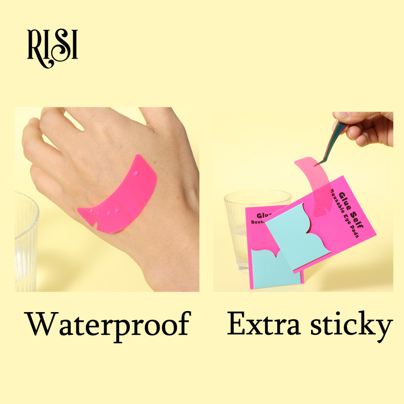 RISI Super Sticky Silicone Eye - Eyelash Extension Eye Mask avaliação e preço