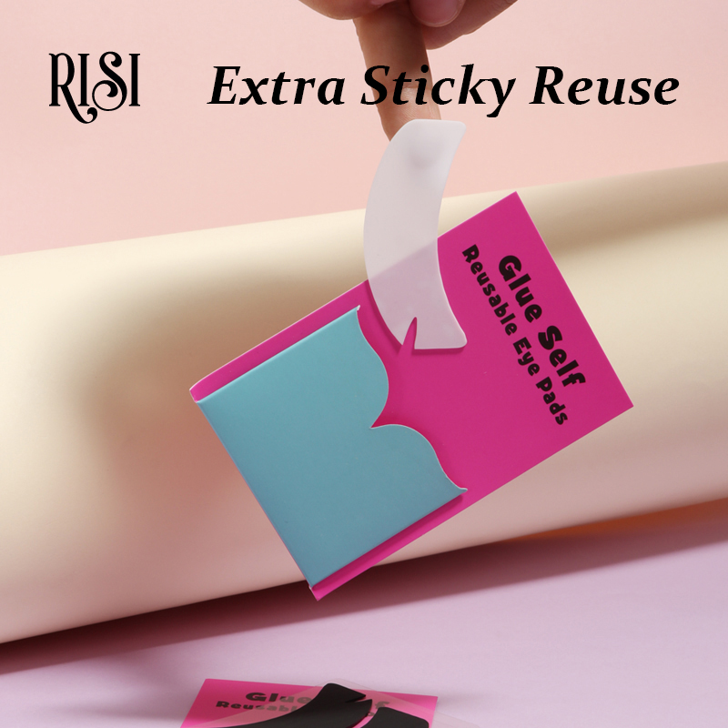 RISI Super Sticky Silicone Eye - Eyelash Extension Eye Mask avaliação e preço