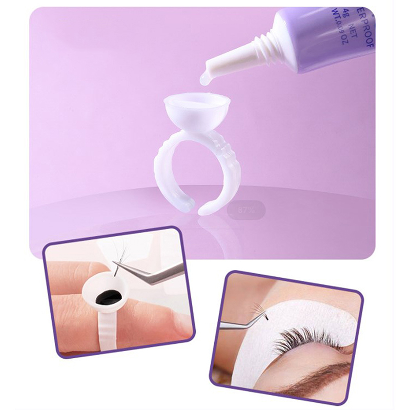 Eyelash Glue With Tweezers Set - Eyelash Extension Eye Irritation avaliação e preço