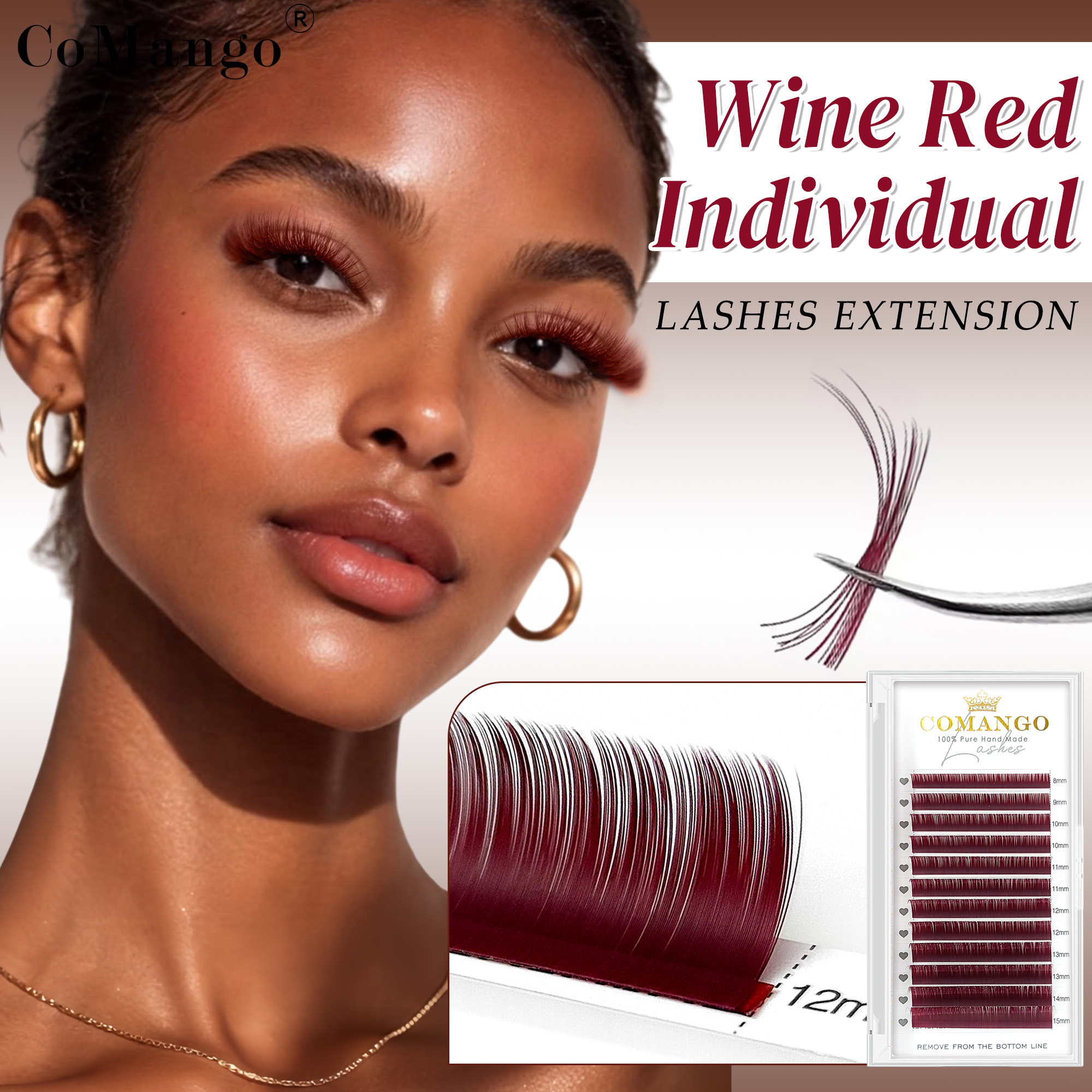 CoMango Newly Designed Wine Re - Eyelash Extensions Classic avaliação e preço