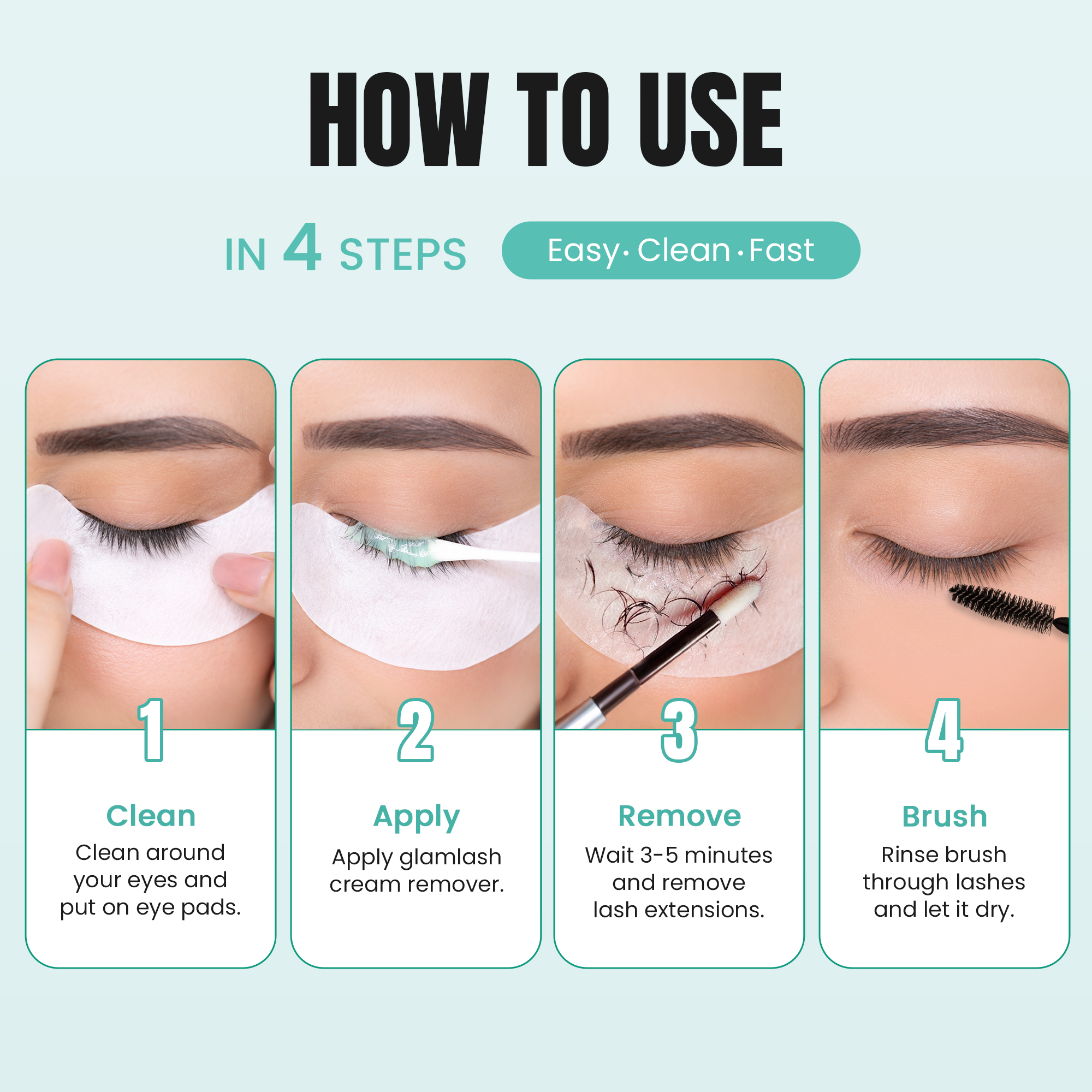 GLAMLASH 10g Fruit Flavour Eye - Eyelash Extension Remover Gel avaliação e preço