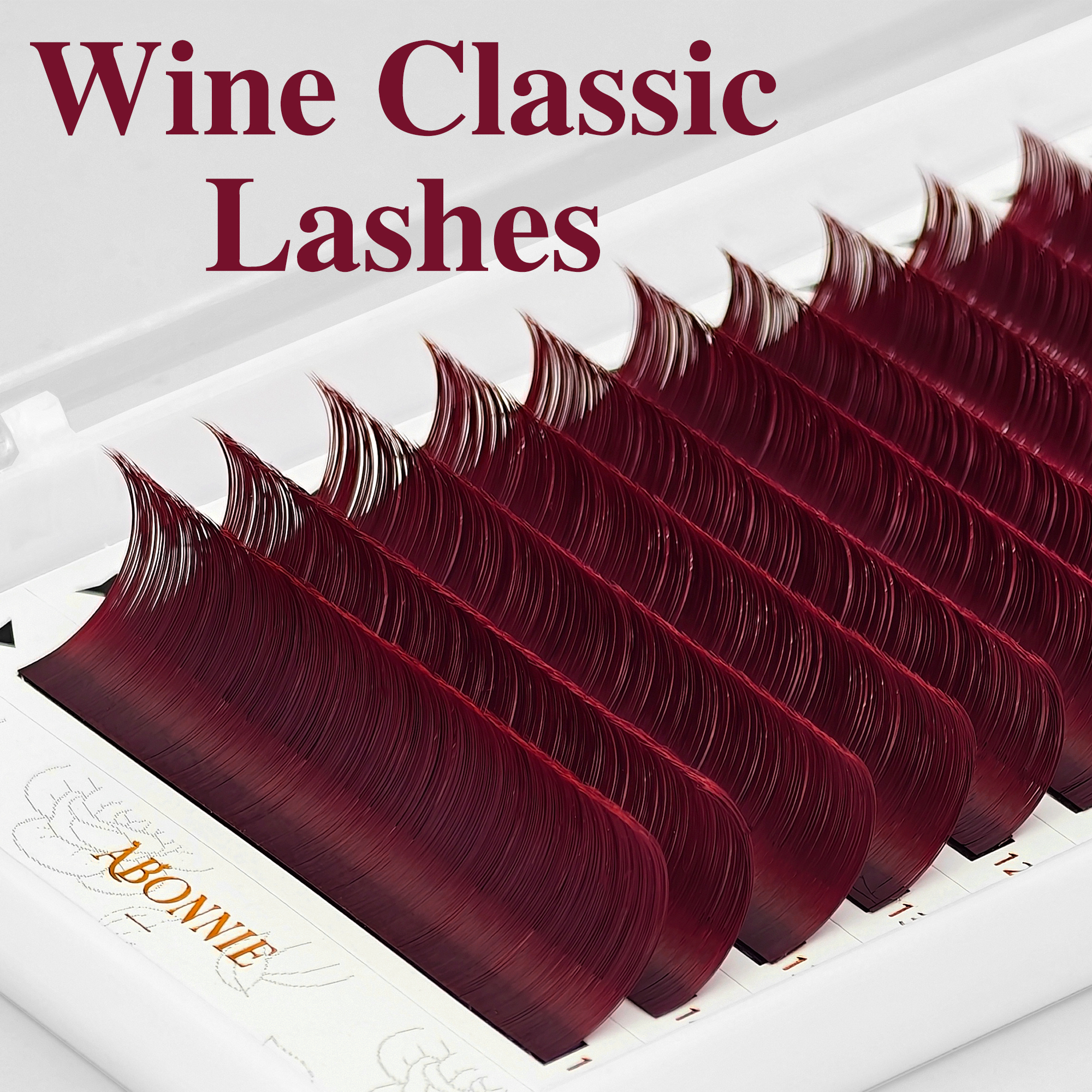 Abonnie Burgundy Matte Volume  - Eyelash Extensions Classic avaliação e preço