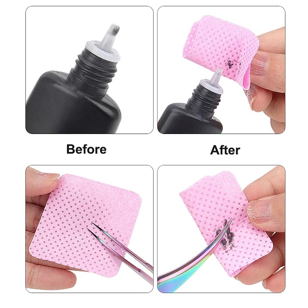 200Pcs/Box Lint Free Clean Cot - Eyelash Extension Remover Gel avaliação e preço