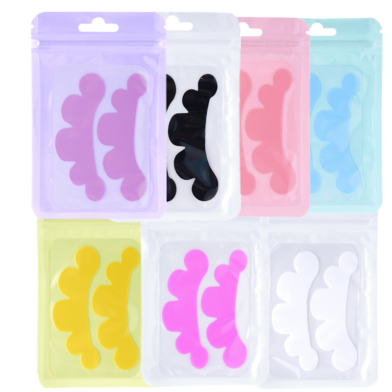 New 1Pairs Reusable Silicone E - Eyelash Extension Eye Mask avaliação e preço