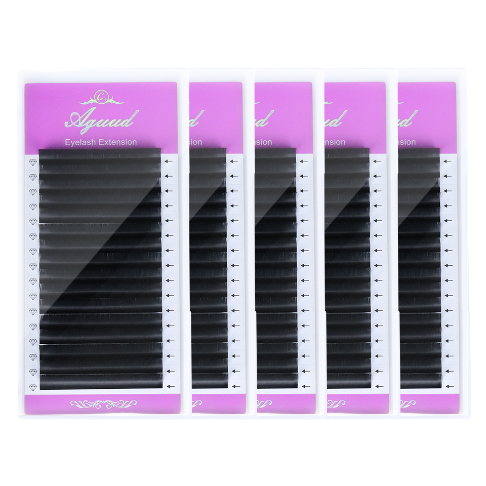 AGUUD 5 trays/lot NEW Super Ma - Eyelash Extensions Classic avaliação e preço