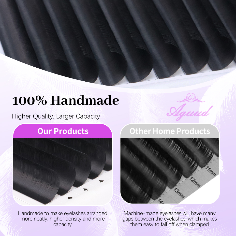 AGUUD 5 trays/lot NEW Super Ma - Eyelash Extensions Classic avaliação e preço