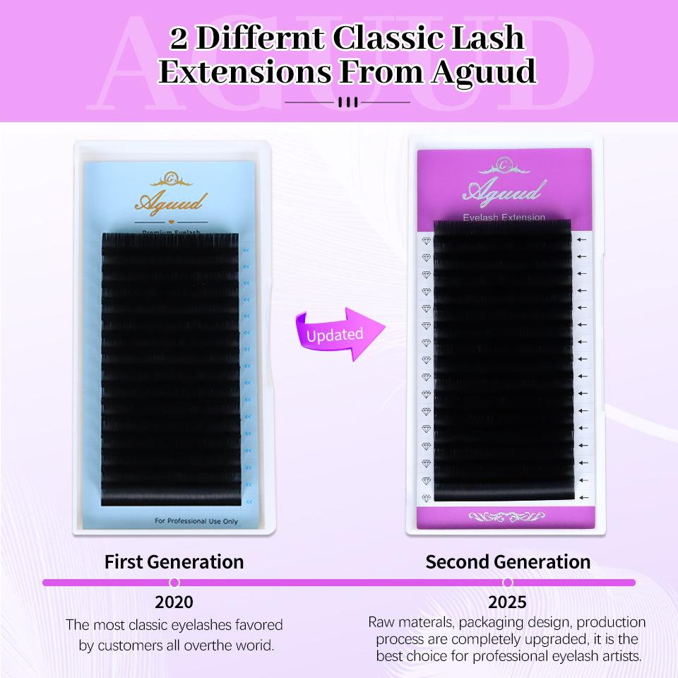 AGUUD 5 trays/lot NEW Super Ma - Eyelash Extensions Classic avaliação e preço