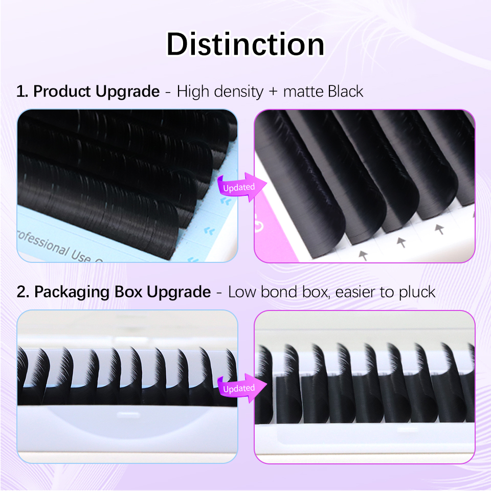 AGUUD 5 trays/lot NEW Super Ma - Eyelash Extensions Classic avaliação e preço