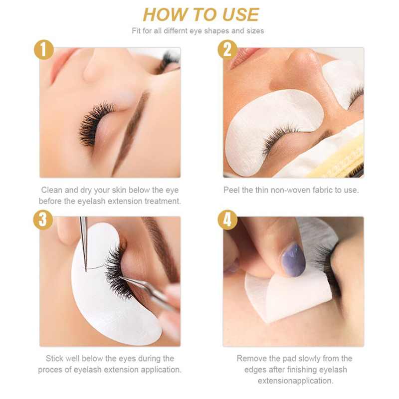 1000pairs/lot brand MINI lint  - Eyelash Extension Eye Irritation avaliação e preço