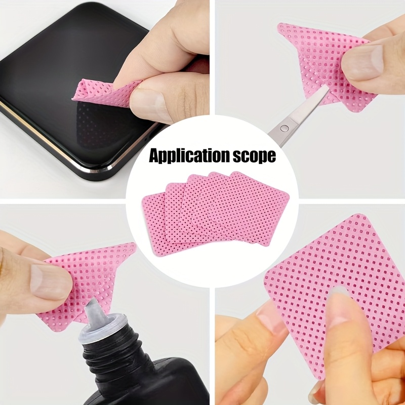 50/100/200pcs Lint-Free Nail W - Eyelash Extension Remover Gel avaliação e preço